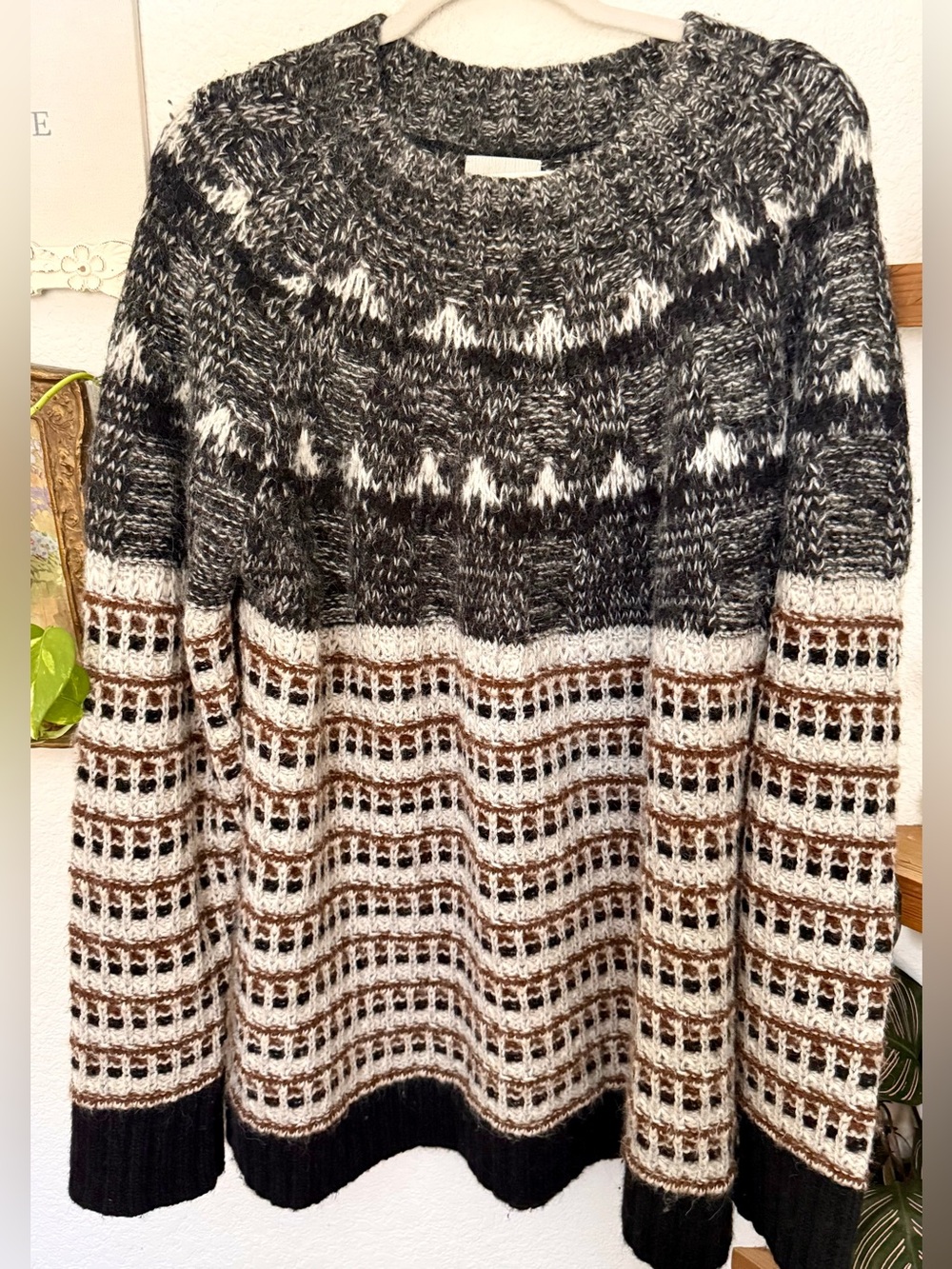 Rachel Comey Bernardo Alpaca Blend Sweater Oversized Long Knit Size Medium - Picture 4 of 8
